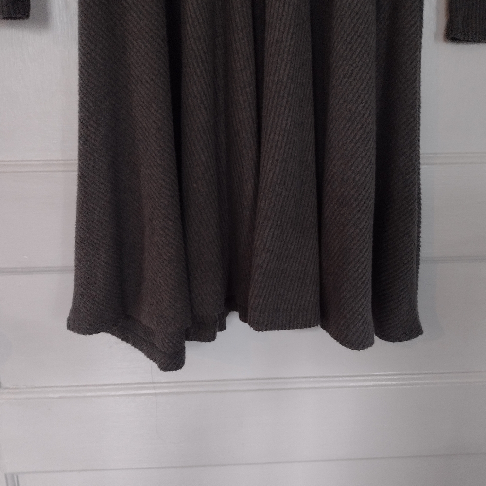NWOT Lulu's Fit And Fair Ribbed Knit Long Sleeve Skater Dress - Picture 6 of 14